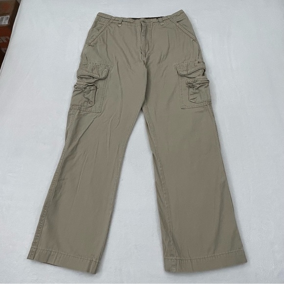 Vintage Union Bay Khaki Beige Hunting Fishing Outdoor Utility Cargo Pants Men 34 - Picture 4 of 12